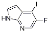 Structure of 5-FLUORO-4-IODO-1H-PYRROLO[2,3-B]PYRIDINE