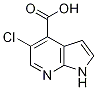 Structure of 5-Chloro-1h-Pyrrolo[2,3-B]pyridine-4-Carboxylic Acid