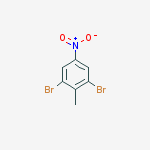 1,3-dibromo-2-methyl-5-nitroBenzene结构式