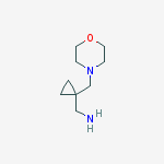 Structure of 1-[1-(4-Morpholinylmethyl)cyclopropyl]methanamine