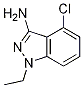 Structure of 4-Chloro-1-ethyl-1H-indazol-3-amine