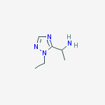 Structure of 1-(1-ETHYL-1H-1,2,4-TRIAZOL-5-YL)ETHANAMINE