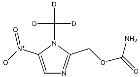 Structure of 2-(Carbamoyloxymethyl)-1-methyl-d3-5-nitro-imidazole