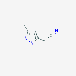 Structure of 2-(1,3-DIMETHYL-1H-PYRAZOL-5-YL)ACETONITRILE