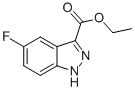 Structure of ETHYL 5-FLUORO-1H-INDAZOLE-3-CARBOXYLATE