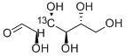 Structure of D-GLUCOSE (3-13C)