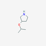 Structure of 3-ISOPROPOXY-PYRROLIDINE