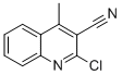 2-CHLORO-4-METHYLQUINOLINE-3-CARBONITRILE结构式