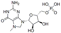 Structure of 7-methylguanosine-5-monophosphate