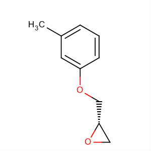 Structure of Oxirane, [(3-methylphenoxy)methyl]-, (2S)-