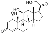 Chemical structure of 1alpha-Hydroxycorticosterone