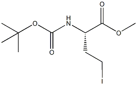 Structure of (S)-Boc-γ-Iodo-Abu-OMe