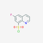 6-FLUORO-8-QUINOLINESULFONYL CHLORIDE结构式