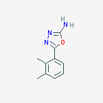 5-(2,3-dimethylphenyl)-1,3,4-oxadiazol-2-amine结构式