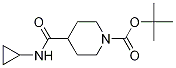 tert-butyl 4-(cyclopropylcarbamoyl)piperidine-1-carboxylate结构式