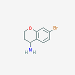 Structure of 7-broMo-3,4-dihydro-2H-chroMen-4-aMine