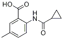 Structure of 2-[(cyclopropylcarbonyl)amino]-5-methylbenzoic acid