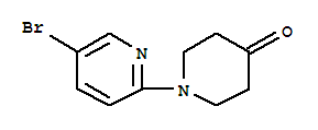 4-Piperidinone,1-(5-bromo-2-pyridinyl)-结构式