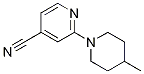 Structure of 2-(4-methylpiperidin-1-yl)isonicotinonitrile