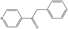 2-苯基-1-(4-吡啶)-乙酮结构式