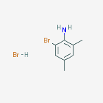 2-Bromo-4,6-dimethylaniline hydrobromide (1:1)结构式