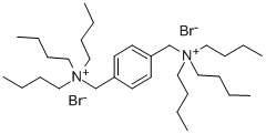 Structure of (p-Phenylenedimethylene)bis(tributylammonium bromide)