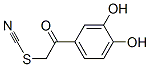 Structure of Thiocyanic acid,2-(3,4-dihydroxyphenyl)-2-oxoethyl ester