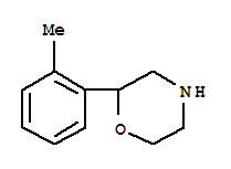 Structure of Morpholine, 2-(2-methylphenyl)-