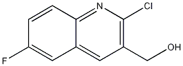 Structure of 2-CHLORO-6-FLUOROQUINOLINE-3-METHANOL