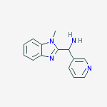 Structure of (1-Methyl-1H-benzo[d]imidazol-2-yl)(pyridin-3-yl)methanamine