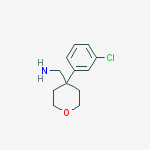 Structure of 4-(3-Chlorophenyl)tetrahydro-2H-pyran-4-methanamine
