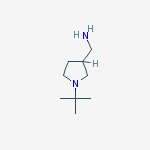 1-(1-TERT-BUTYLPYRROLIDIN-3-YL)METHANAMINE 95%结构式