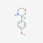 Structure of 3-(4-Methoxyphenyl)-morpholine