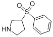 Structure of 3-(BENZENESULFONYL)PYRROLIDINE