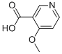 Structure of 4-METHOXY-3-PYRIDINECARBOXYLIC ACID