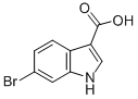 Structure of 6-Bromoindole-3-carboxylic acid