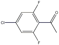 Structure of 4'-CHLORO-2',6'-DIFLUOROACETOPHENONE