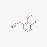 3-Fluoro-2-methoxyphenylacetonitrile结构式