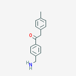 Structure of 1-(4-AMINOMETHYL-PHENYL)-2-P-TOLYL-ETHANONE