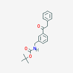 Structure of (3-PHENYLACETYL-BENZYL)-CARBAMIC ACID TERT-BUTYL ESTER