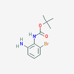 Structure of (2-AMINO-6-BROMO-PHENYL)-CARBAMIC ACID TERT-BUTYL ESTER