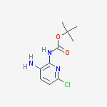 Structure of (3-AMINO-6-CHLORO-PYRIDIN-2-YL)-CARBAMIC ACID TERT-BUTYL ESTER