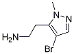 Structure of 2-(4-Bromo-1-methyl-1H-pyrazol-5-yl)ethanamine