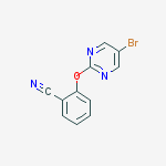 Structure of 2-(5-BROMO-PYRIMIDIN-2-YLOXY)-BENZONITRILE