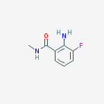 2-amino-3-fluoro-N-methylbenzamide结构式