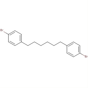 Structure of Benzene, 1,1'-(1,6-hexanediyl)bis[4-bromo-