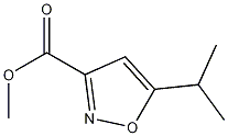 Structure of Methyl5-(propan-2-yl)-1,2-oxazole-3-carboxylate