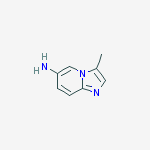 Structure of Methanone, (6-nitroimidazo[1,2-a]pyridin-8-yl)phenyl-