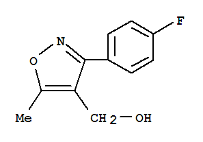 Structure of [3-(4-Fluorophenyl)-5-methylisoxazol-4-yl]methanol
