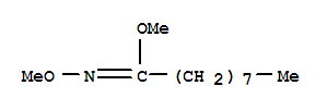 Structure of N-methoxy-N-methylnonanamide
